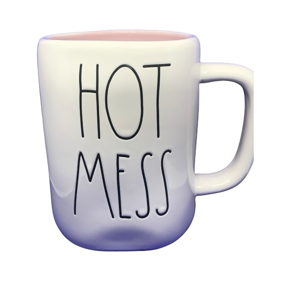 RAE DUNN NWT "Hot Mess" Ceramic Mug